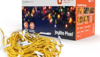 Orient Electric Plastic Joylite Led Pixel Strip Light For Home Decoration | Direct Plug-In | 36 To 46 Leds | Pack Of 1 (7 To10 Meter, Warm White)