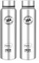 Pigeon By Stovekraft Inox Hydra Plus Stainless Steel Drinking Water Bottle 900 Ml – Silver (Pack Of 2)