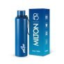Milton Aura 1000 Thermosteel Water Bottle, 24 Hr Hot And Cold I Leak Proof Lid, Isi Certified I Vacuum Insulated I For Office, Gym, School I Dark Blue