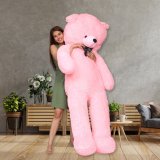 Osjs Teddy Bear Stuffed (Pink)_3 Feet  – 90.4 Cm(Pink)
