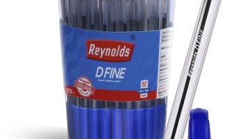 Reynolds Dfine Ball Pen(Pack Of 70, Ink Color – Blue)
