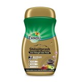 Zandu Shilajitprash | Dual Goodness Of Chyawanprash & Shilajit/Shilajeet | Strength, Stamina & 2X Immunity* | 450G I 24K Gold Bhasma & 47 Potent Herbs I No Added Sugar I 100% Ayurdevic