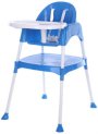 Little Tribe Multifuction Kids High Chair(Blue, White)