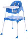 Little Tribe Multifuction Kids High Chair(Blue, White)