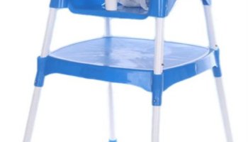Little Tribe Multifuction Kids High Chair(Blue, White)