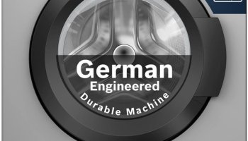 Bosch 8 Kg Fully Automatic Front Load Washing Machine With In-Built Heater Grey(Waj2826Bin)