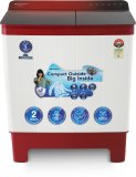 Sansui 9 Kg Semi Automatic Top Load Washing Machine Red(Jsc90S-Bfgr)