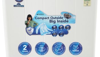 Sansui 9 Kg Semi Automatic Top Load Washing Machine Red(Jsc90S-Bfgr)