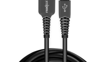 Frontech 17W / 3.4A Super Fast Charging 1M Pvc Usb To V8 Data Cable For Smartphones, Tablets, Laptops & Other Micro Usb V8 Devices, Charging And Data Sync (1038 – Black)