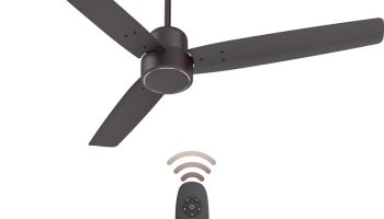 Havells Fab|Remote Controlled|Low Noise|Upto 65% Energy Saving|Reverse Mode|30W With 3 Year Warranty Bldc Motor 1200 Mm Pedestal Fan(5 Star | Smoke Brown | Pack Of 1)