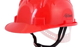 Aktion Ak H11_Red Safety Helmets Nape Type, Is 2925:1984 Color: Red, Pack Of 15