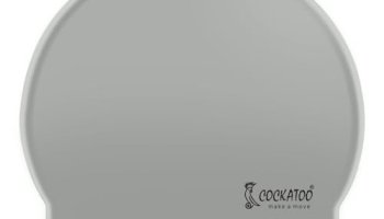 Cockatoo Sc01 Rubber Swimming Cap For Adults, Swimming Cap For Men & Women, Grey