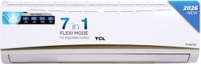 Tcl 2026 Model 1.5 Ton 5 Star Split Inverter 7 Step Convertible With Powerful And Fast Cooling, 4 Ways Swing, Blue Fin And Fungal Protection, Energy Saving, Silent Operation Ac(Tac-18Csd/Ev5Am, White)