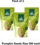 Big Pantry Premium Raw Pumpkin Seeds | Rich In Dietary Fibre | High Quality Protein Pumpkin Seeds(3 X 500 G)