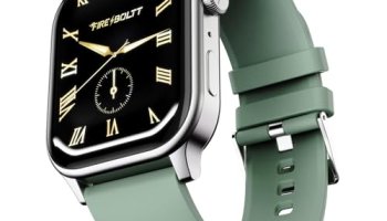 Fire‑Boltt Rise Smart Watch 1.85″ Hd Display With Bluetooth Calling, Ai Voice Assistant, Rotating Crown,Spo2 & Heart Rate Monitor, 120+ Sports Modes,Ip67 Waterproof Smart Watch For Men & Women – Beige