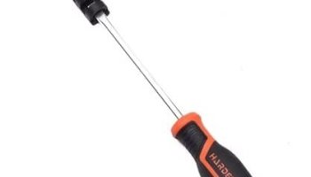 Harden Premium High Strength Professional Screwdriver With Comfortable Tpr Handle (Pz1*100Mm -1 Pcs) For High Frequency Workplace (550237)