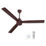 Crompton Energion Regmote 1200Mm Bldc Ceiling Fan | India’S First Dual Control Fan – Remote & Regulator Control | Bee 5 Star Rated Energy Efficient | 4 Year Manufacturer’S Warranty | Brown