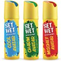 Set Wet Cool, Charm And Mischief Avatar Deodorant Spray  –  For Men(450 Ml, Pack Of 3)