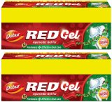 Dabur Red Ayurvedic Gel For Freshness ( Super Saver Pack) Toothpaste(600 G, Pack Of 2)