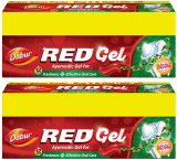 Dabur Red Ayurvedic Gel For Freshness ( Super Saver Pack) Toothpaste(600 G, Pack Of 2)