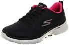 Skechers-Women’S Walking Shoes-Go Walk 6-124619-Bkhp-7 Black/Hot Pink