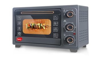 Pigeon Oven Toaster Grill 30 Liters Otg With Rotisserie, Oven Toaster And Grill For Grilling And Baking Cakes (Grey)