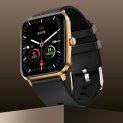 Fire-Boltt Ninja Calling Pro 42.9Mm (1.69) Bluetooth Calling Smartwatch Ai Voice Assistant Smartwatch(Gold Black Strap, Free Size)