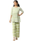 Libas Womens Embroidered Cotton Co-Ord Set For Women
