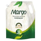 Margo Natural Anti-Bacterial Handwash For Soft, Hydrated Hands – 1500Ml Refill Pack [ Pack Of 1 ] | 99.9% Protection From Harmful Germs | Enriched With Original Neem