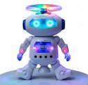 Smart Boy Dancing Robot Toy For Kids Boys Girls With 3D Light, Music, Birthday Gift(Multicolor)
