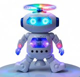 Smart Boy Dancing Robot Toy For Kids Boys Girls With 3D Light, Music, Birthday Gift(Multicolor)