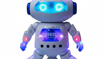 Smart Boy Dancing Robot Toy For Kids Boys Girls With 3D Light, Music, Birthday Gift(Multicolor)