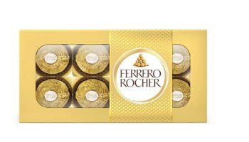 Ferrero Rocher T8,Hazelnut,100 Gm