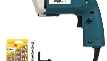 Wondercut Wc-Ed-10-B-Cmb Drill Machine 10Mm With Free 13Pcs Hss Drill Bits & 1Pc Masonary Bit Combo, Blue