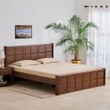 Home Centre Helios Reynan Aster Queen Bed |Engineered Wood With Box Storage Queen Bed| (White) |1 Year Warranty