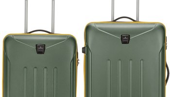 Aristocrat Falcon Pro 2 (Small 55Cm Medium 65Cm) Suitcase Cabin & Check-In Set 8 Wheels – 26 Inch