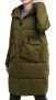 Yayun Yayu Womens Casual Hooded Zip-Front Loose Puffer Outwears Thick Parkas Army Green X-Small, Army Green, X-Small