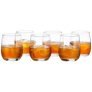 Amazon Basics Whiskey Glass Set Of 6 (350Ml Each) | Stylish Timeless Design | Durable Glass Cocktail Tumbler | Dishwasher Safe Bar Glasses