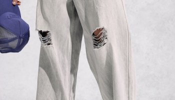 Wrogn Boot-Leg Men Grey Jeans