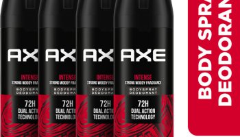 Axe Intense Body Spray  –  For Men(150 Ml, Pack Of 4)