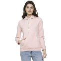 Campus Sutra Women’S Cotton Sweatshirt (Az20_H_W_Pln_Pnk_Az_Pink_Medium)
