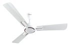 Havells 1200Mm Ambrose Es Ceiling Fan|Premium Finish, Deco. Fan, Elegant Looks, High Air Delivery, Energy Saving, 100% Pure Copper Motor|2 Year Warranty By Brand | (Pack Of 1, Pearl White Wood) 1 Star