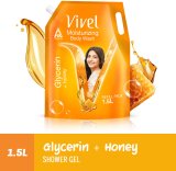 Vivel Glycerin & Honey Body Wash Shower Gel, For Soft, Glowing & Moisturized Skin(1500 Ml)
