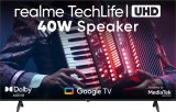 Realme Techlife Cinesonic 140 Cm (55 Inch) Ultra Hd (4K) Led Smart Google Tv(55Uhdgdrwsxp)
