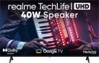 Realme Techlife Cinesonic 140 Cm (55 Inch) Ultra Hd (4K) Led Smart Google Tv(55Uhdgdrwsxp)