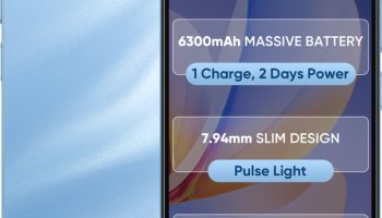 Realme P4 Lite (Sea Blue, 64 Gb)(4 Gb Ram)