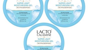 Lacto Calamine Super Light Moisturizer | 150G X 3 | Moisturizer For Face Oily Skin Solution With 2% Niacinamide | Face Moisturiser With 3X Instant Hydration | Hydration Without The Oily Skin Feel
