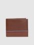 Tommy Hilfiger Men Brown Genuine Leather Wallet(4 Card Slots)