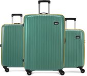 Alfa Excel Set Of 3 (Small 55Cm Medium 65Cm Large 75Cm) Suitcase Cabin & Check-In Set 8 Wheels – 30 Inch