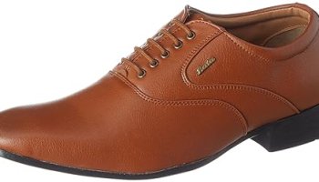 Bata Bloom E Mens Formal Lace-Up Shoes In Tan Size- 7